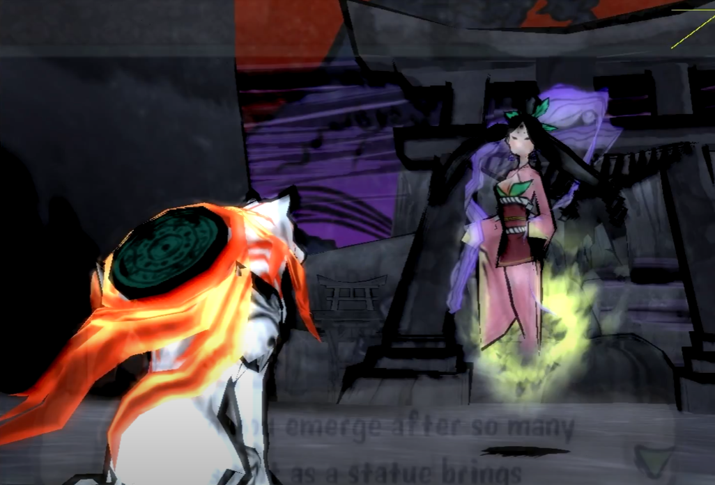 Screenshot of the render breakdown of Okami - after post processing render pass is applied
