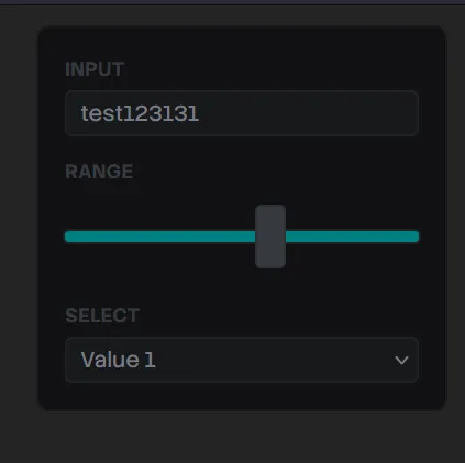 Screenshot of debug panel