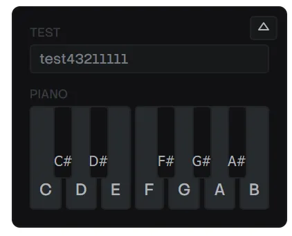 Screenshot of debug panel