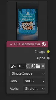 The image node inside the compositor node graph