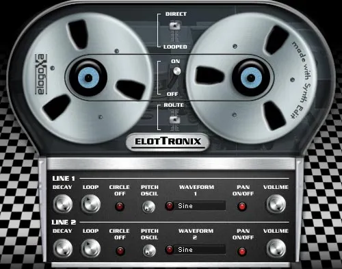 Another plugin that emphasizes the skeuomorphic nature of the UI.