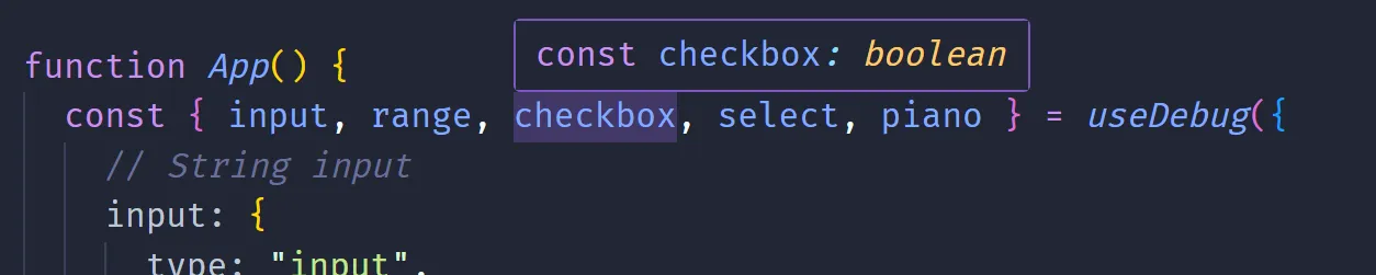 Return type example
