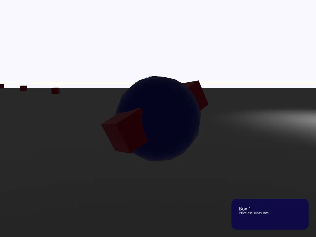 Screenshot of the game with the notification in bottom right